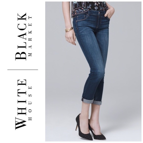 White House Black Market Denim - WHITE HOUSE BLACK MARKET BLAC CROP LEG JEANS White House Black Market Denim - WHITE HOUSE BLACK MARKET BLAC CROP LEG JEANS